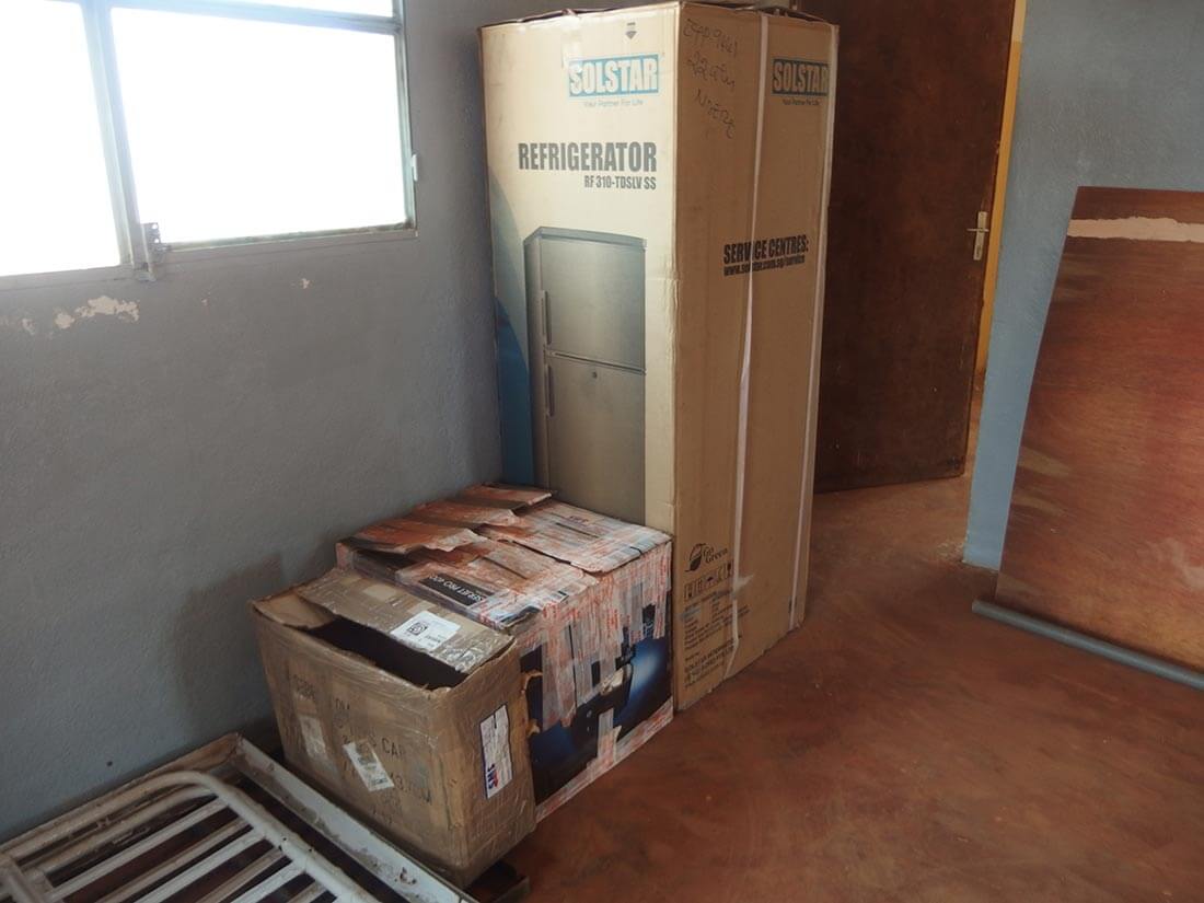 Livraison d'un réfrigérateur au centre de santé de Mbalang Djalingo