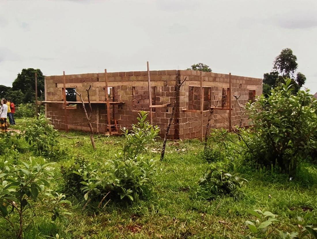 Structure finie des murs du centre de santé à Mbalang Djalingo