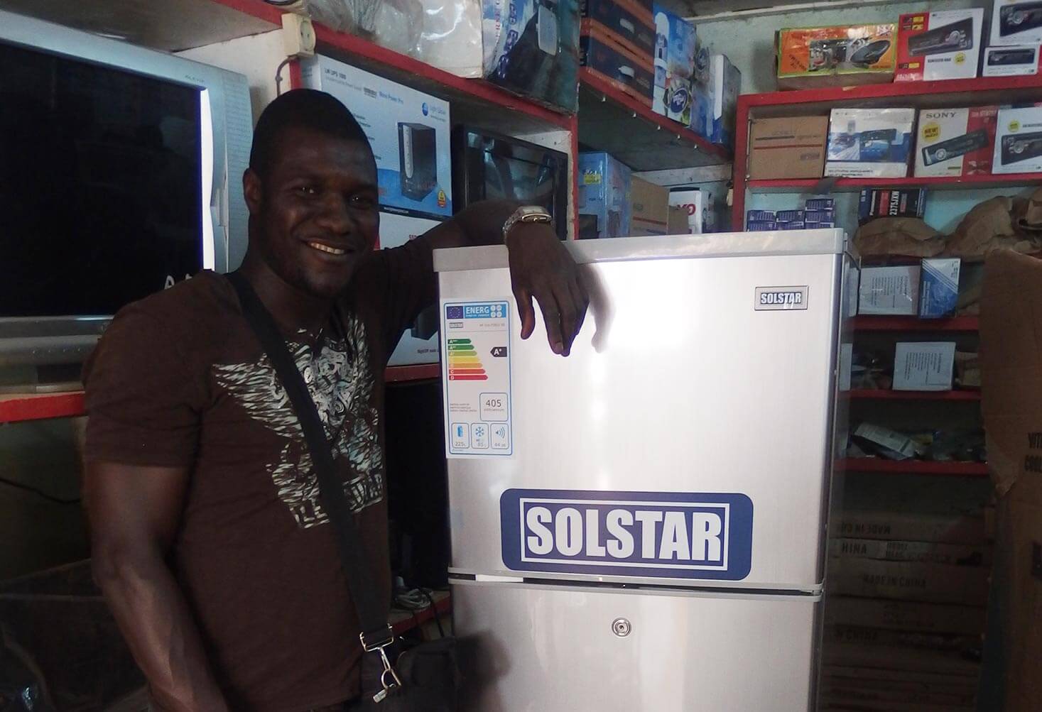 Livraison d'un réfrigérateur au centre de santé de Mbalang Djalingo