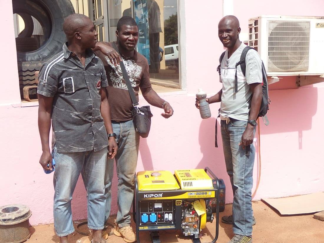 Livraison du groupe électrogène au centre de santé de Mbalang Djalingo