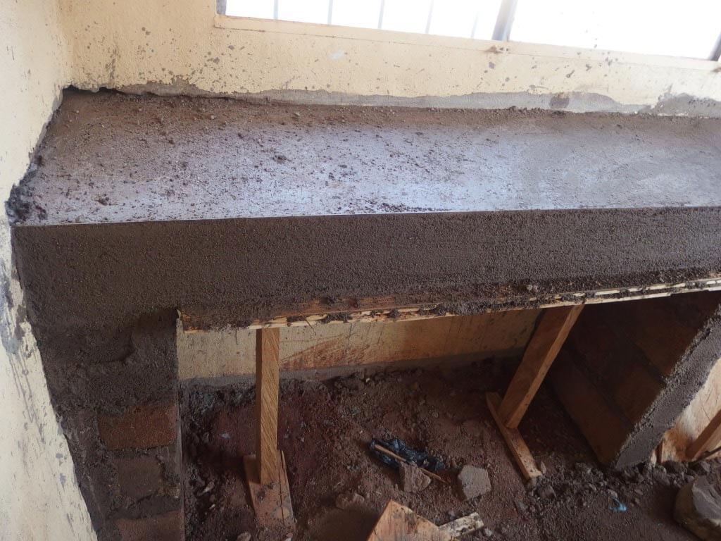 Travaux intérieurs de maçonnerie au centre de santé de Mbalang Djalingo