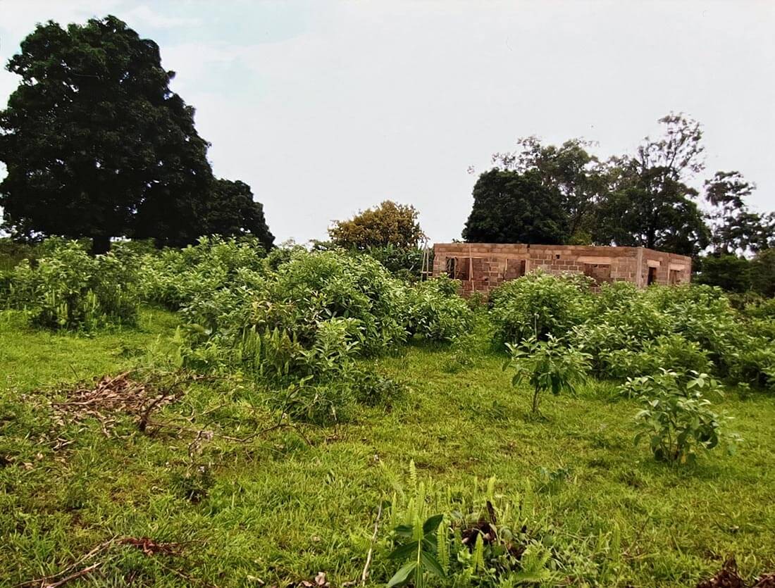 Structure finie des murs du centre de santé à Mbalang Djalingo