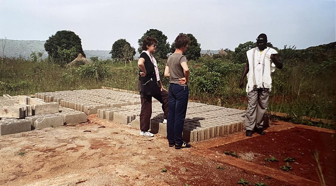Visite du chantier du centre de santé à Mbalang Djalingo