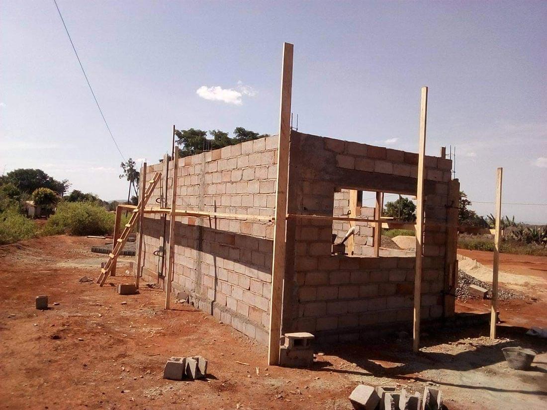 Construction de la maternité à Mbalang Djalingo au Cameroun avec Triangle d'Afrique