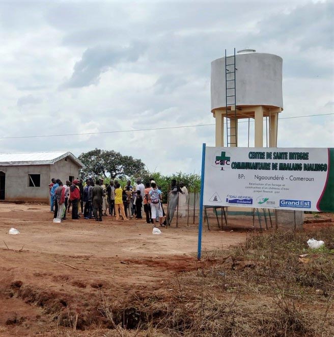 Projet de construction d'un château d'eau à M'Balang Djalingo au Cameroun par l'association Triangle d'Afrique