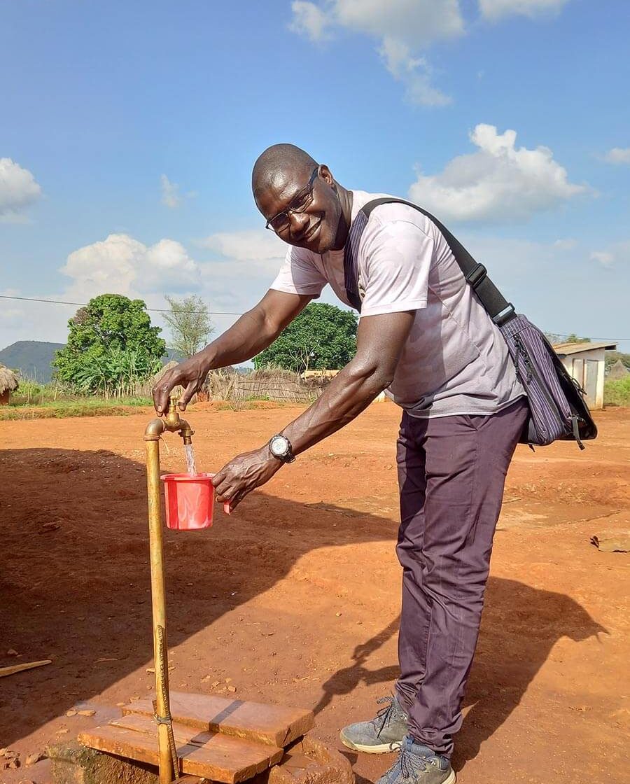 Inauguration du château d'eau à Mbalang Djalingo au Cameroun - Un projet Triangle d'Afrique