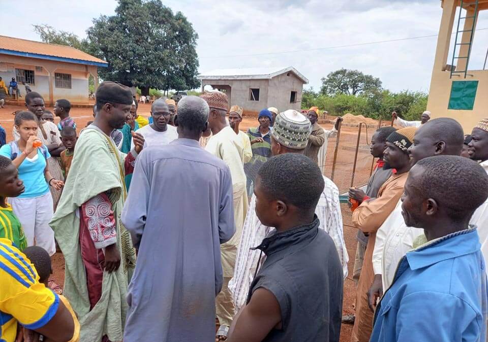 Inauguration du château d'eau à Mbalang Djalingo au Cameroun - Un projet Triangle d'Afrique